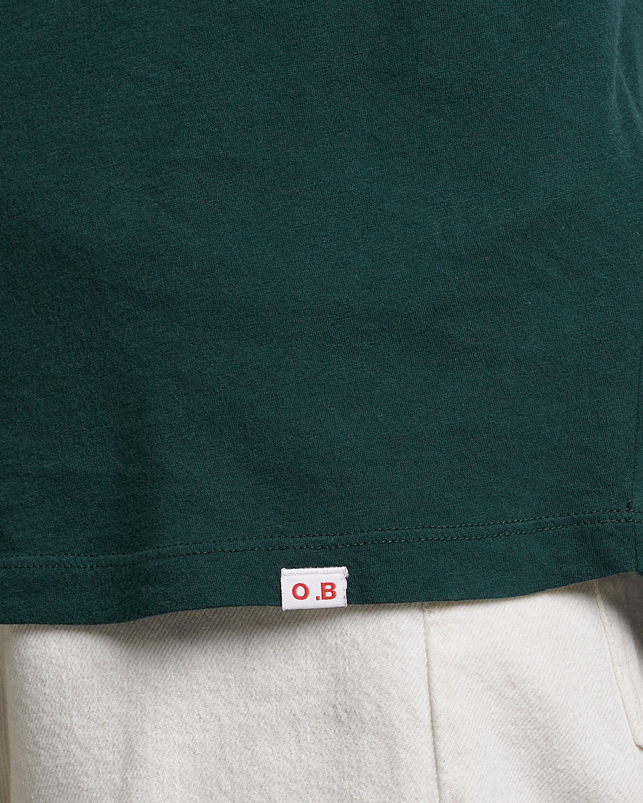 Herre | T-Shirts | Orlebar Brown | OB Cotton T-Shirt Dark Sherwood