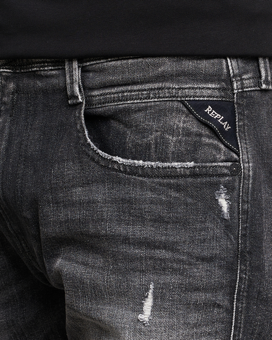 Herre | Jeans | Replay | Anbass 5 Years Wash Jeans Grey Black