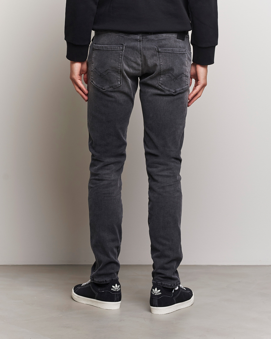 Herre | Jeans | Replay | Anbass Hyperflex Re-Used Jeans Washed Grey