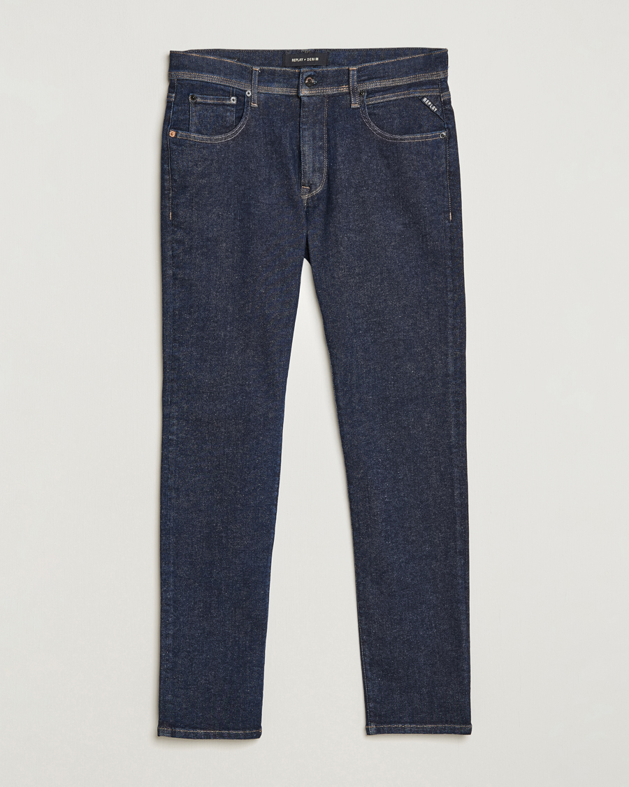 Herre | Jeans | Replay | Sartoriale Regular Fit Hyperflex Jeans Dark Blue