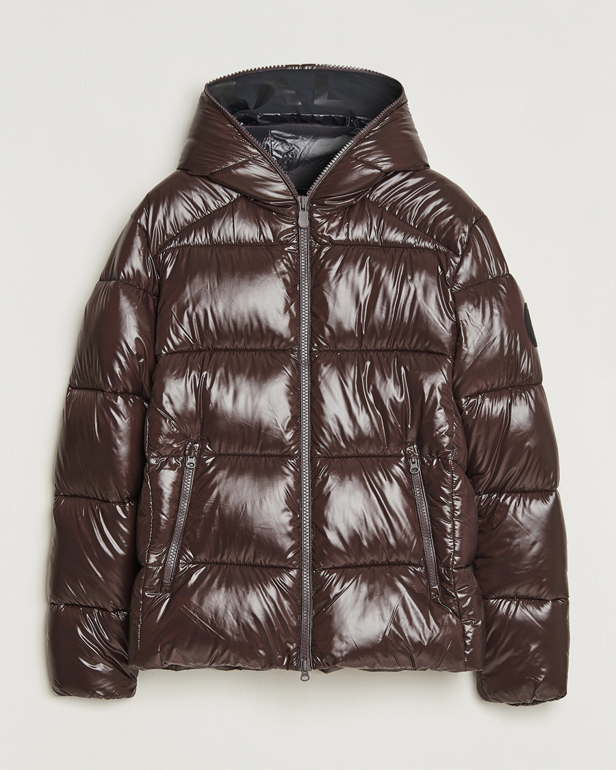 Herre | Jakker | Save The Duck | Edgard Padded Puffer Brown Black