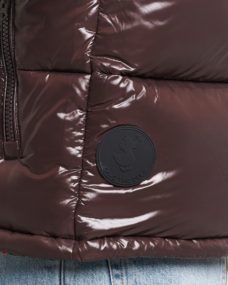 Herre | Jakker | Save The Duck | Ailantus Padded Puffer Vest Brown Black