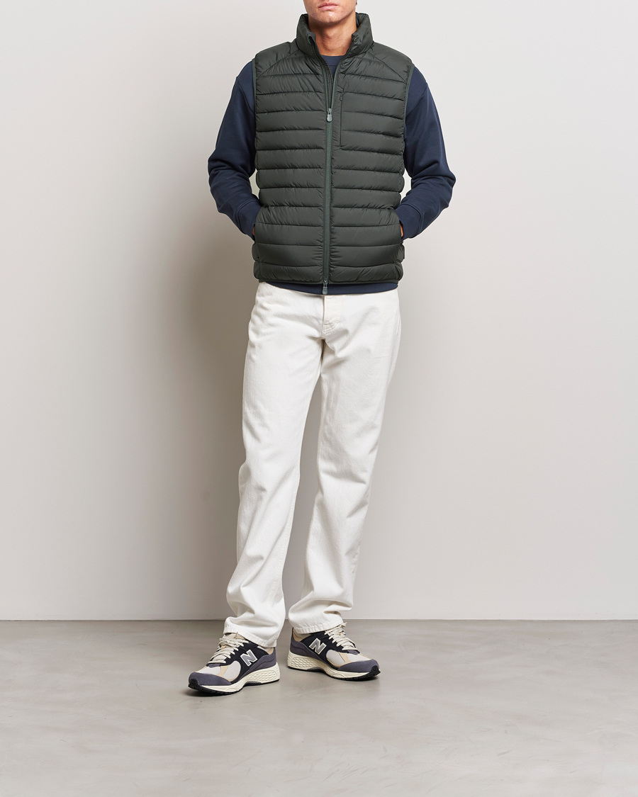 Herre | Jakker | Save The Duck | Rhus Matt Lightweight Vest Green Black