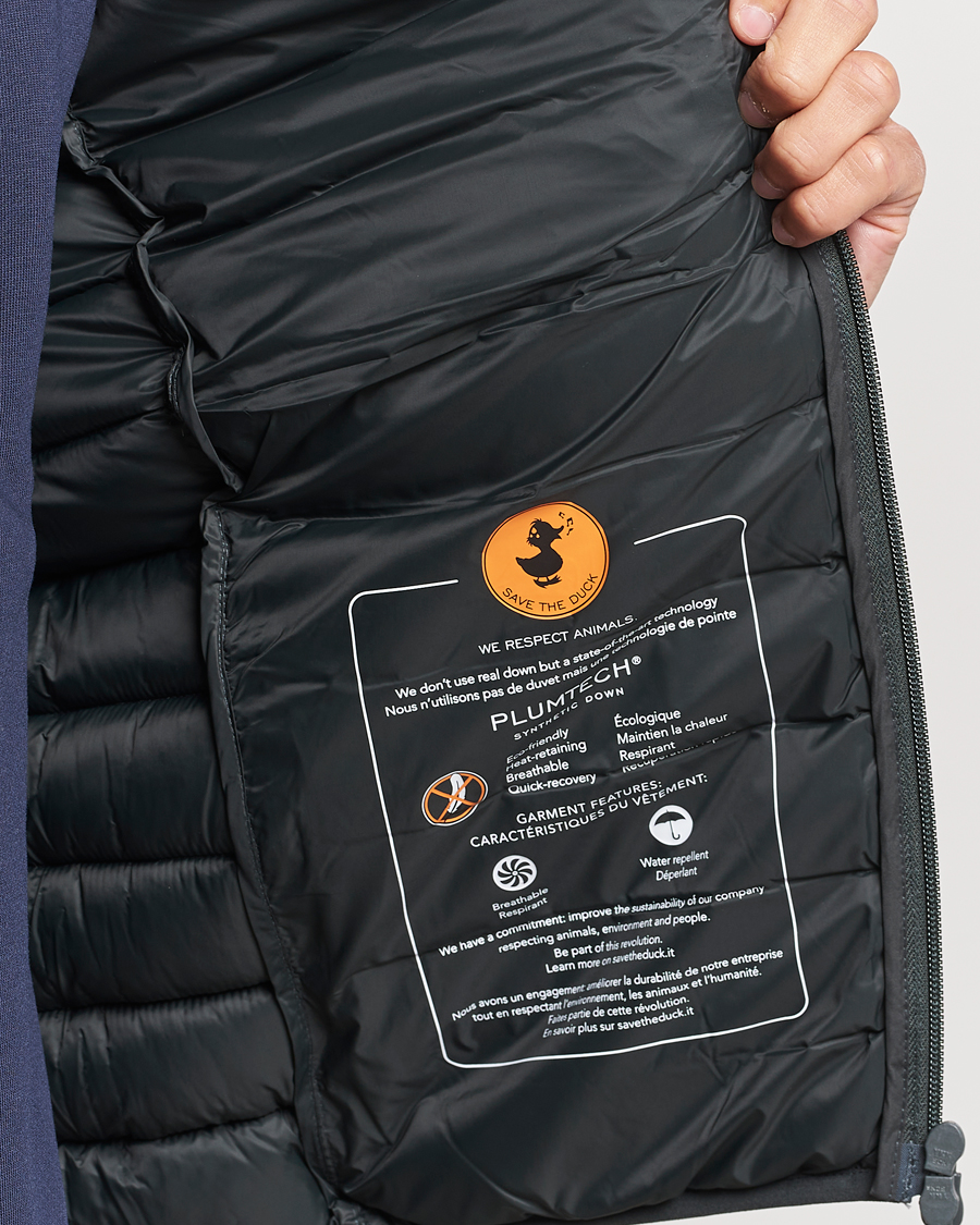Herre | Jakker | Save The Duck | Rhus Matt Lightweight Vest Green Black