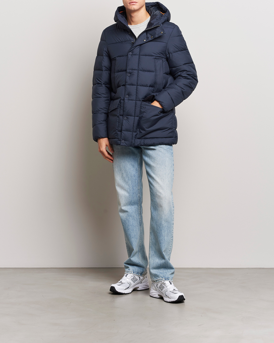 Herre | Jakker | Save The Duck | Galium Matt Lightweight Jacket Blue Black