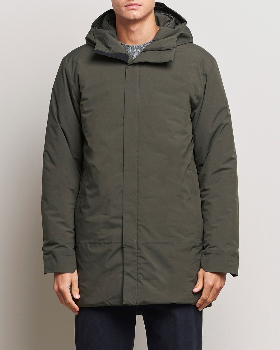 Herre | Scandinavian Edition | Scandinavian Edition | Loft Waterproof Padded Coat Dark Olive