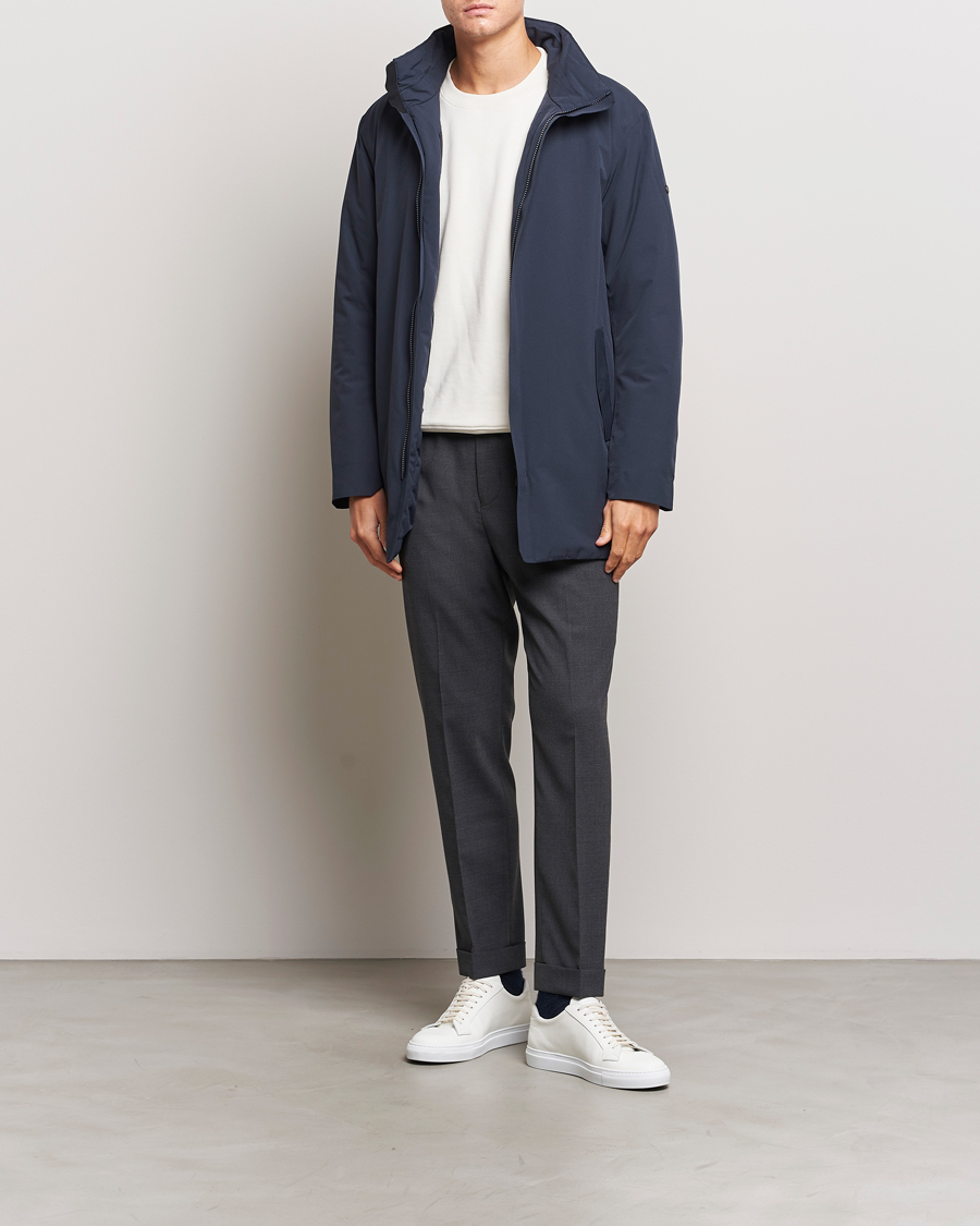 Herre | Jakker | Scandinavian Edition | Town Waterproof Lightweight Coat Midnight Blue