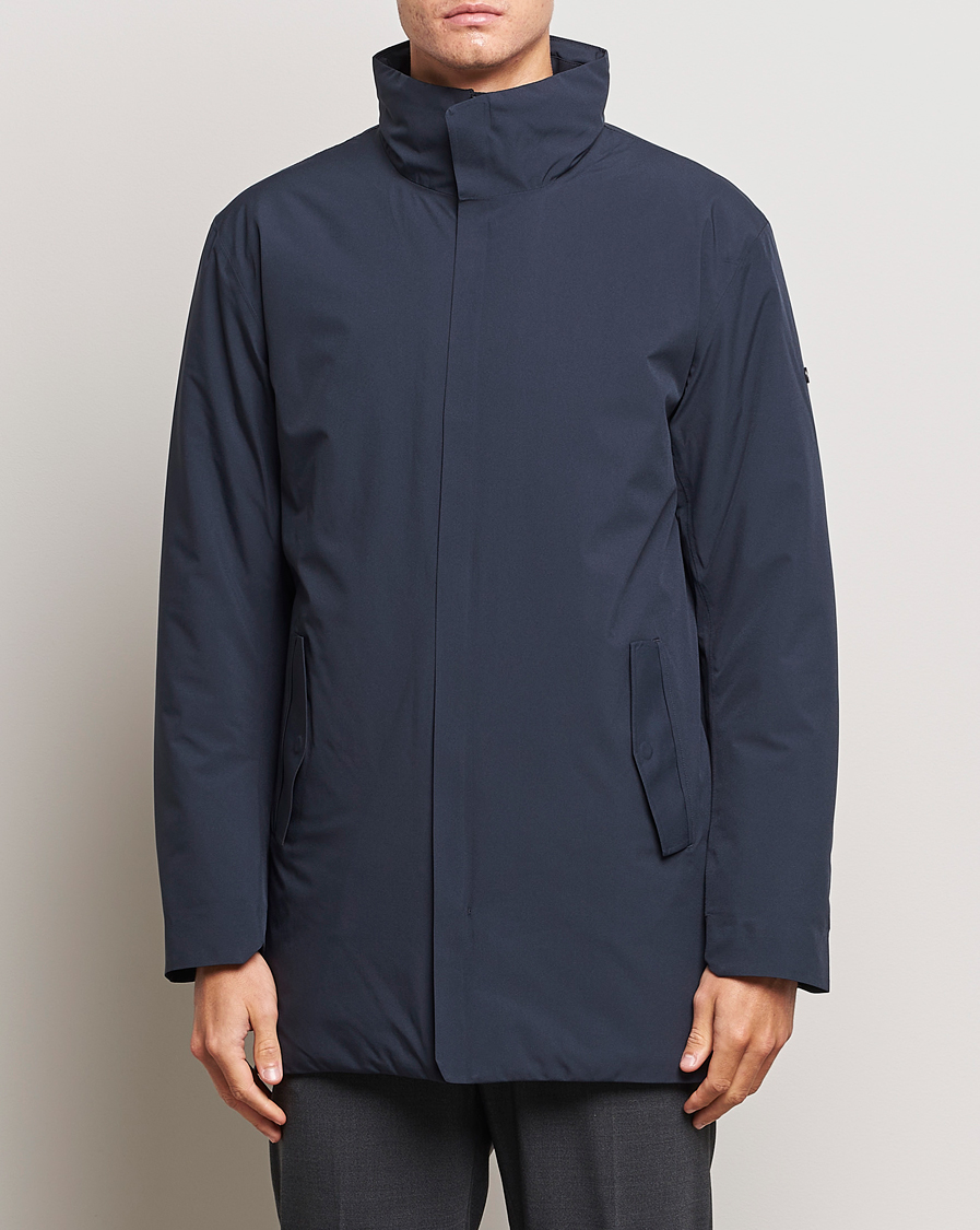 Herre | Scandinavian Edition | Scandinavian Edition | Town Waterproof Lightweight Coat Midnight Blue