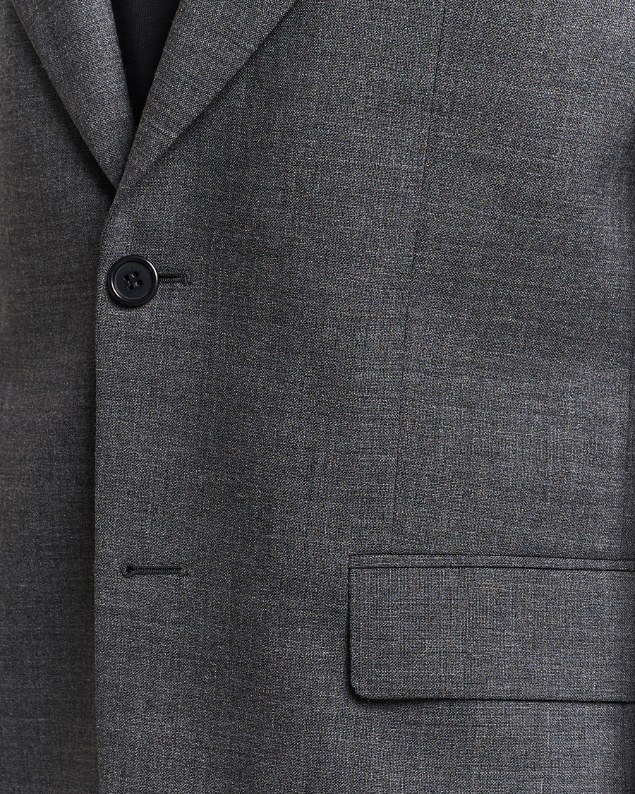 Herre | Dressjakker | Sunflower | Single Breasted Wool Blazer Antracite