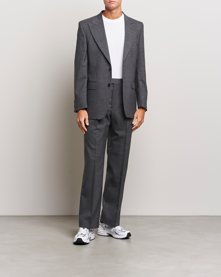 Herre | Bukser | Sunflower | Straight Wool Trousers Antracite