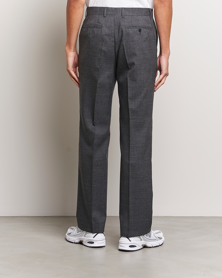 Herre | Bukser | Sunflower | Straight Wool Trousers Antracite