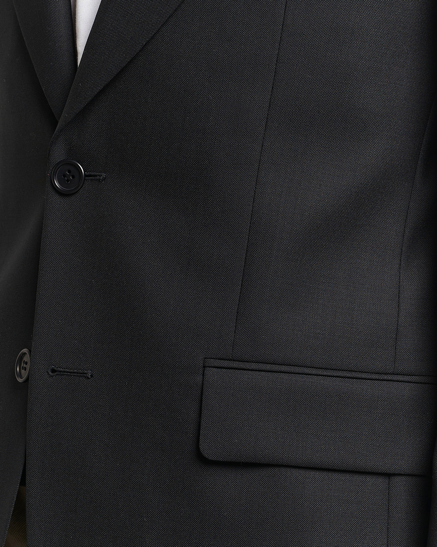 Herre | Dressjakker | Sunflower | Single Breasted Wool Blazer Black