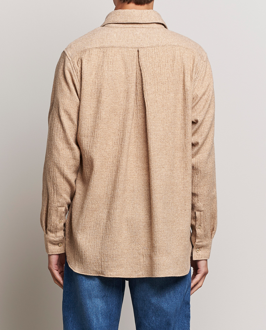 Herre | Skjorter | Sunflower | Please Light Wool Shirt Beige