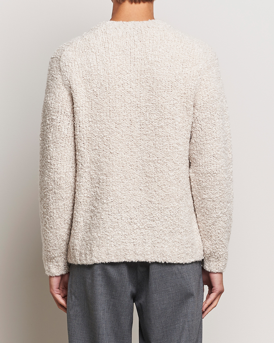 Herre | Gensere | Sunflower | Aske Boucle Sweater Off White