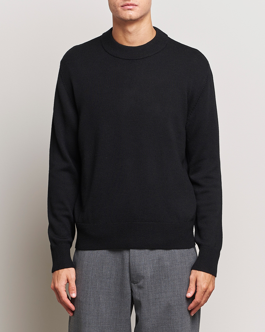 Herre | Contemporary Creators | Sunflower | Moon Merino Sweater Black