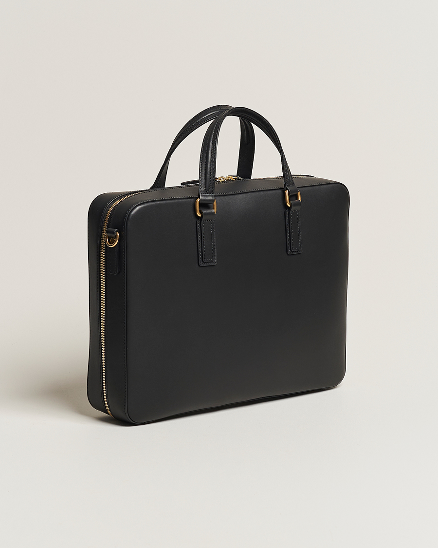 Herre | Vesker | Mismo | Morris Full Grain Leather Briefcase Black