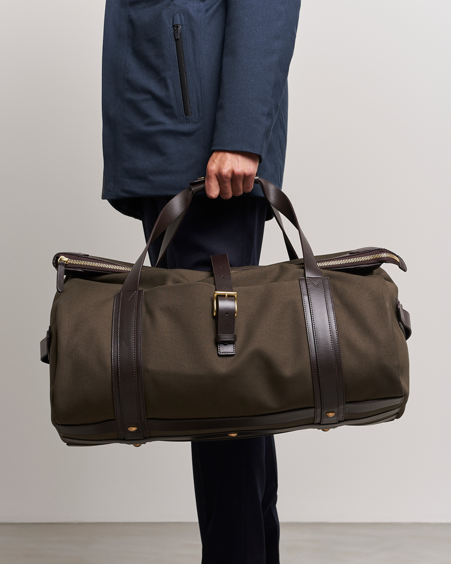 Herre | Weekendbager | Mismo | M/S Explorer Weekendbag Army/Dark Brown