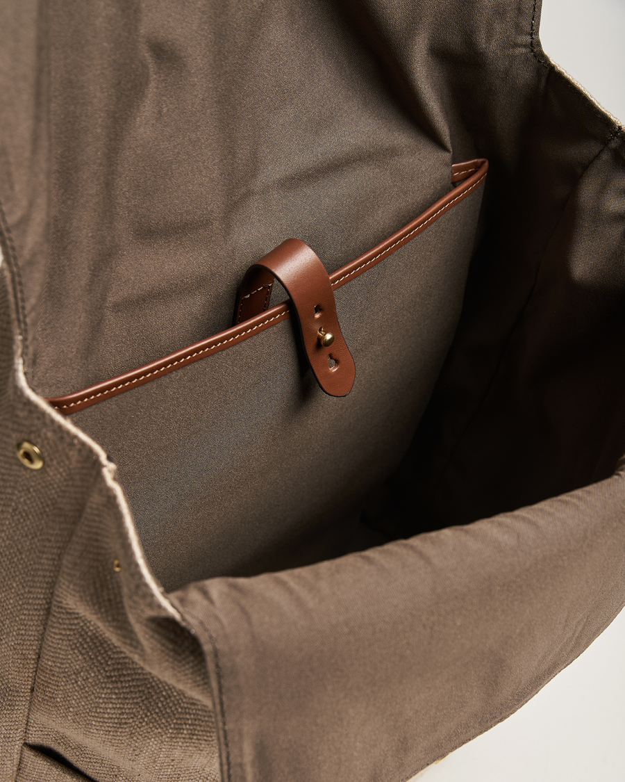 Herre | Mismo M/S Backpack Grand Herringbone/Cuoio | Mismo | M/S Backpack Grand Herringbone/Cuoio