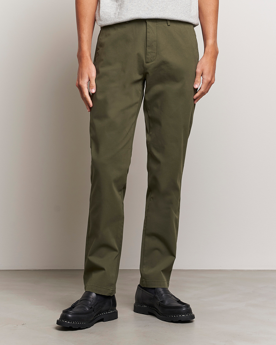 Herre | American Heritage | Dockers | Cotton Slim Chino Olive