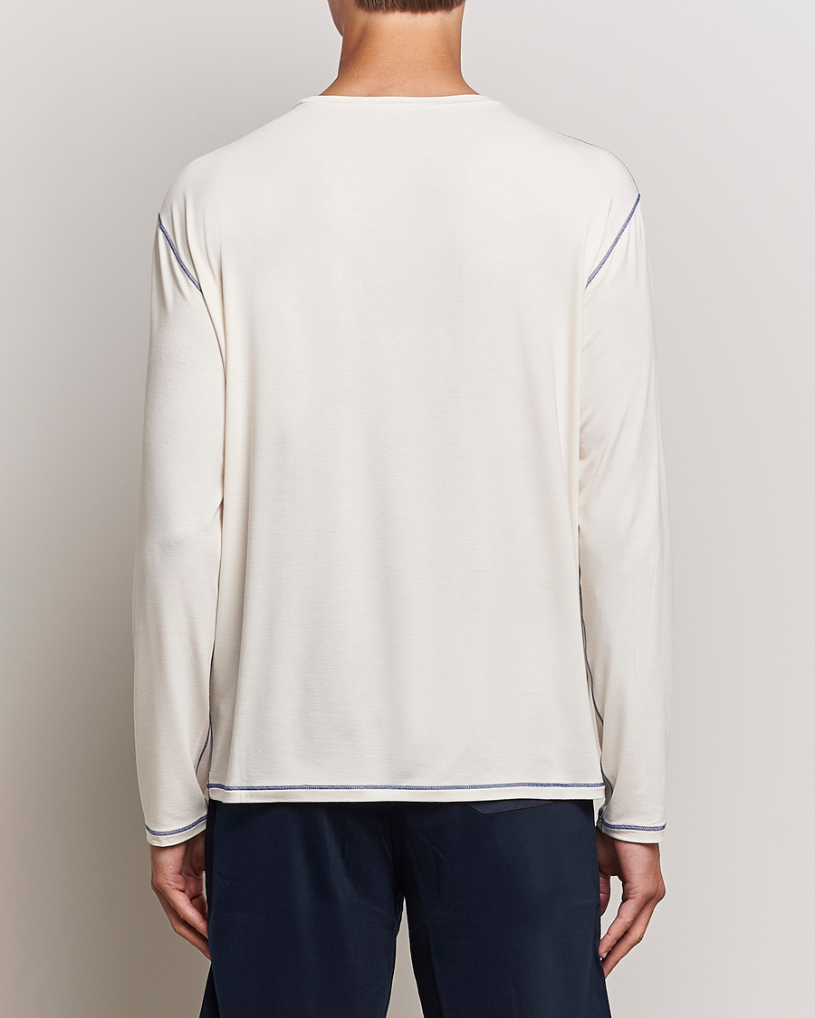 Herre | Gensere | Giorgio Armani | Soft Viscose Jersey Pullover Ivory