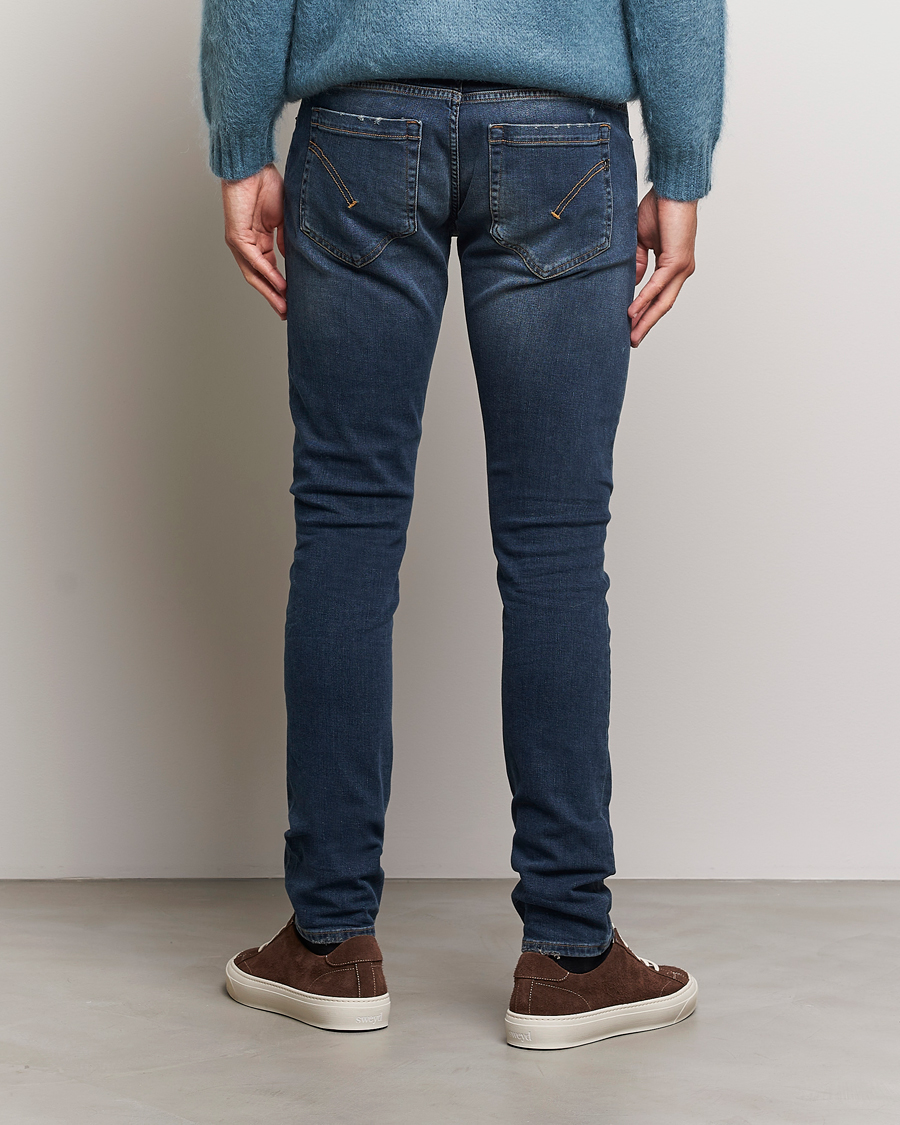 Herre | Jeans | Dondup | George Destroyed Jeans Dark Blue