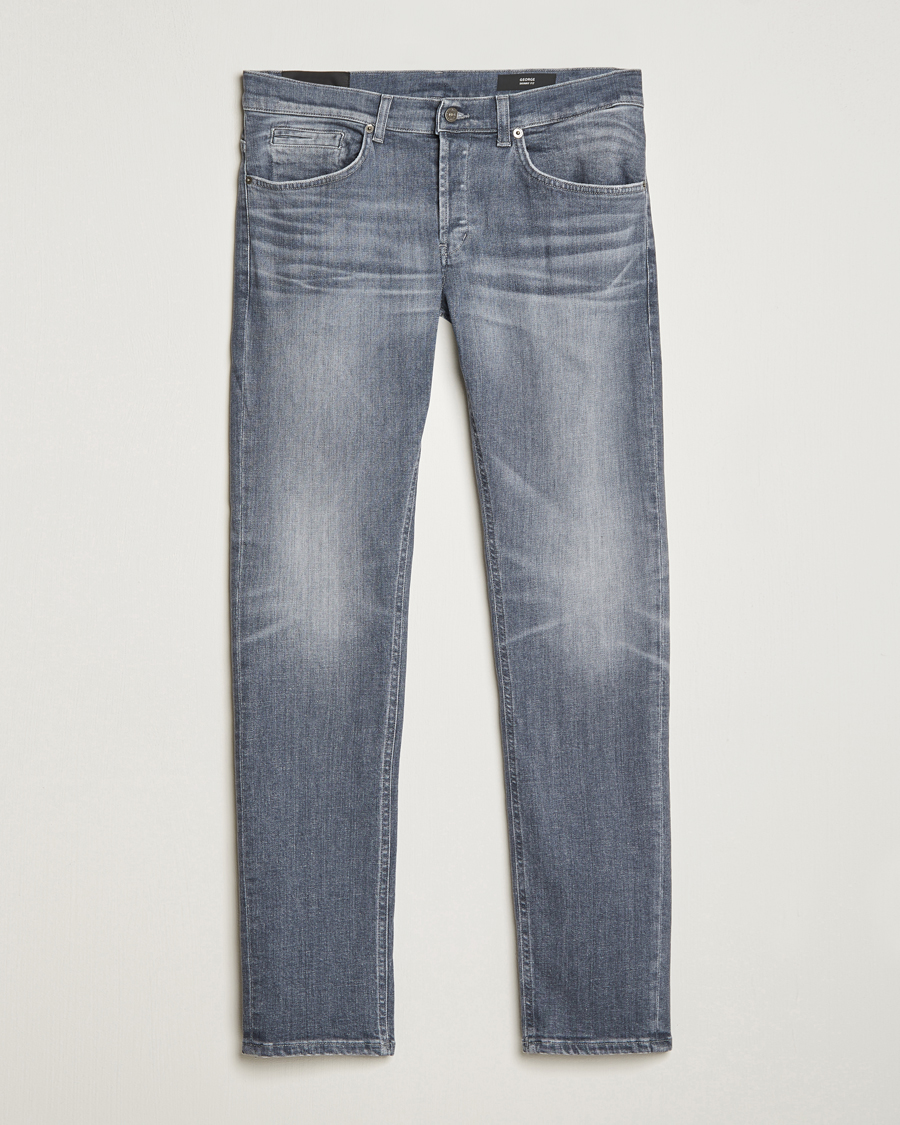 Herre | Grå jeans | Dondup | George Jeans Light Grey
