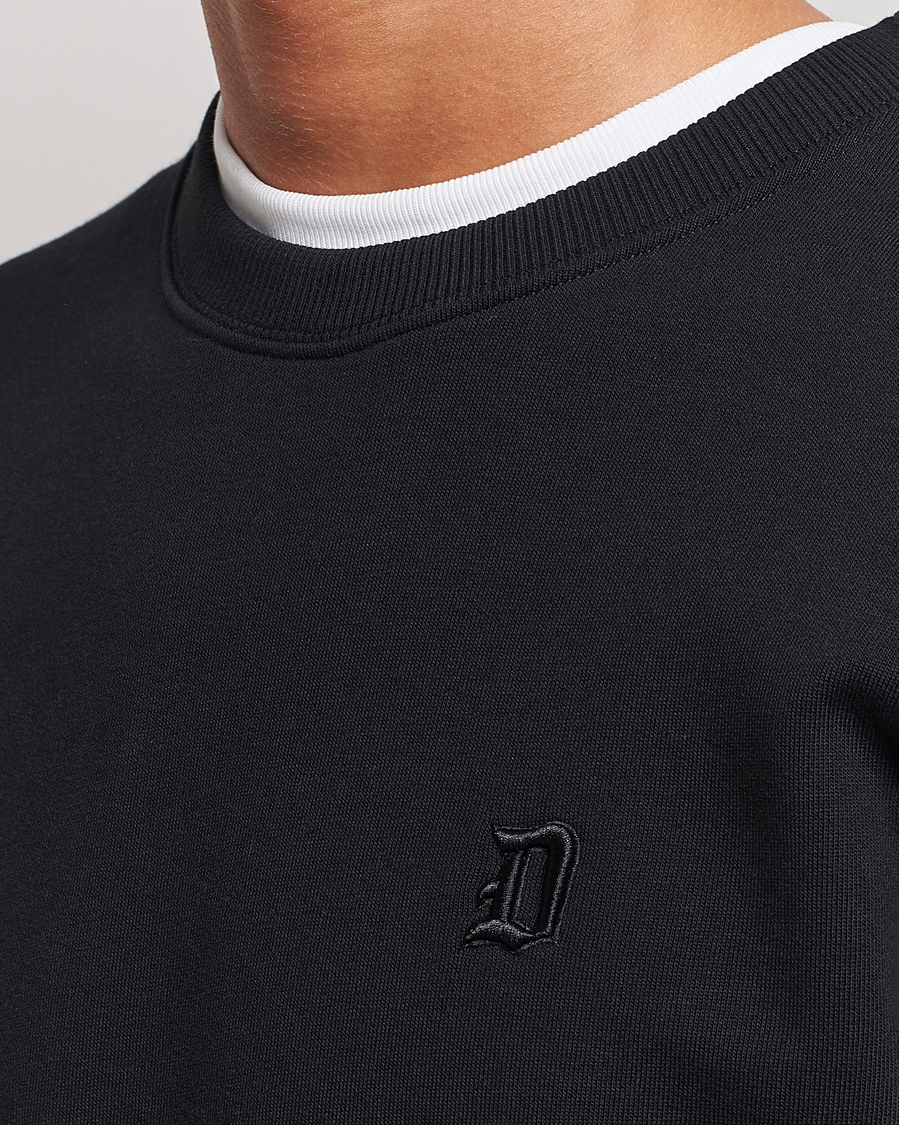 Herre | Gensere | Dondup | Logo Crew Neck Sweatshirt Black