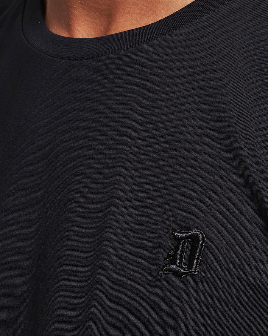 Herre | T-Shirts | Dondup | Logo Crew Neck T-Shirt Black