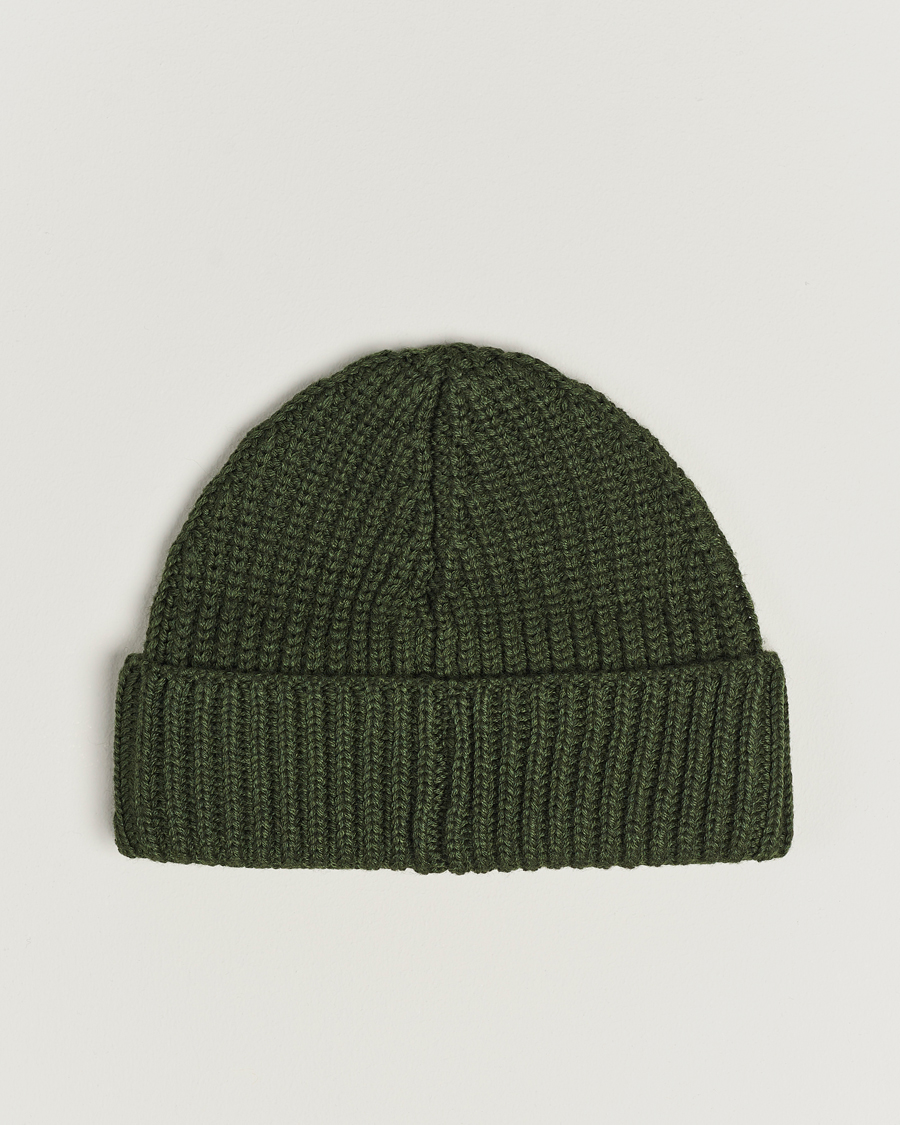 Herre | Dondup Ribbed Beanie Olive Green | Dondup | Ribbed Beanie Olive Green