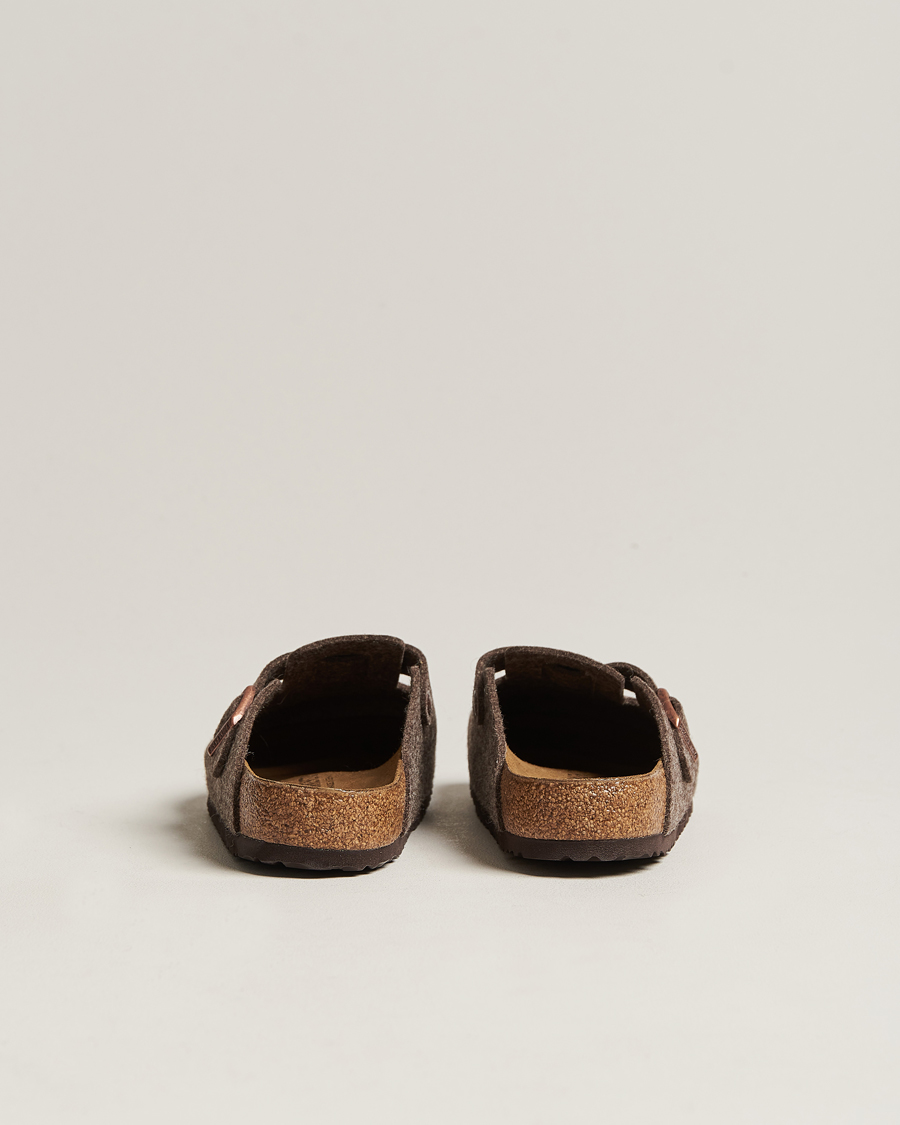 Herre | BIRKENSTOCK Boston Classic Footbed Wool Felt Antracite | BIRKENSTOCK | Boston Classic Footbed Wool Felt Antracite