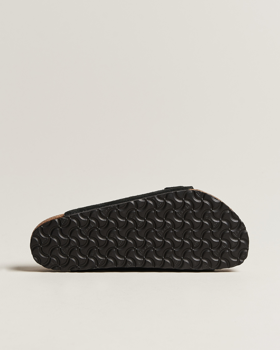 Herre | Sandaler og tøfler | BIRKENSTOCK | Arizona Soft Footbed Black Suede