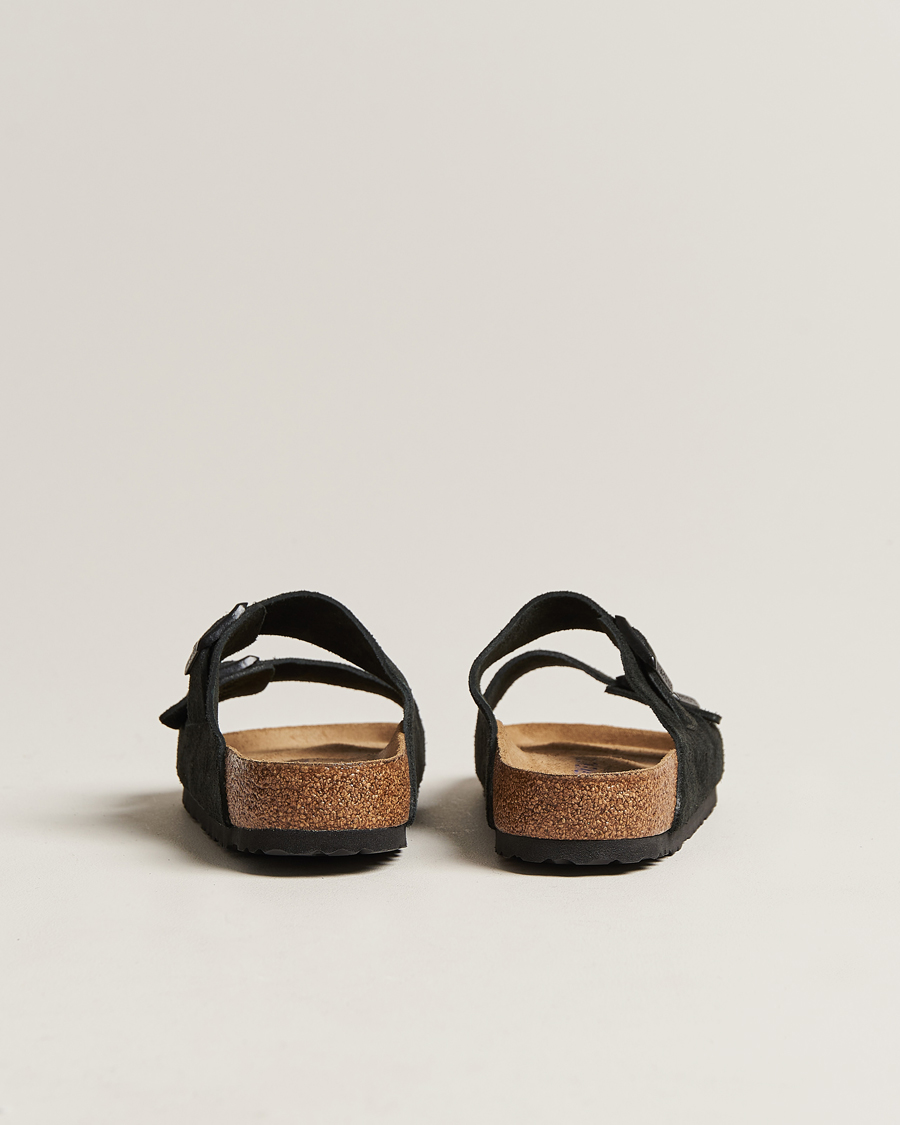 Herre | Sandaler og tøfler | BIRKENSTOCK | Arizona Soft Footbed Black Suede