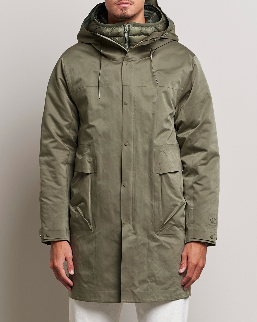 Herre | C.P. Company | C.P. Company | Metropolis A.A.C. Two in One Down Parka Olive