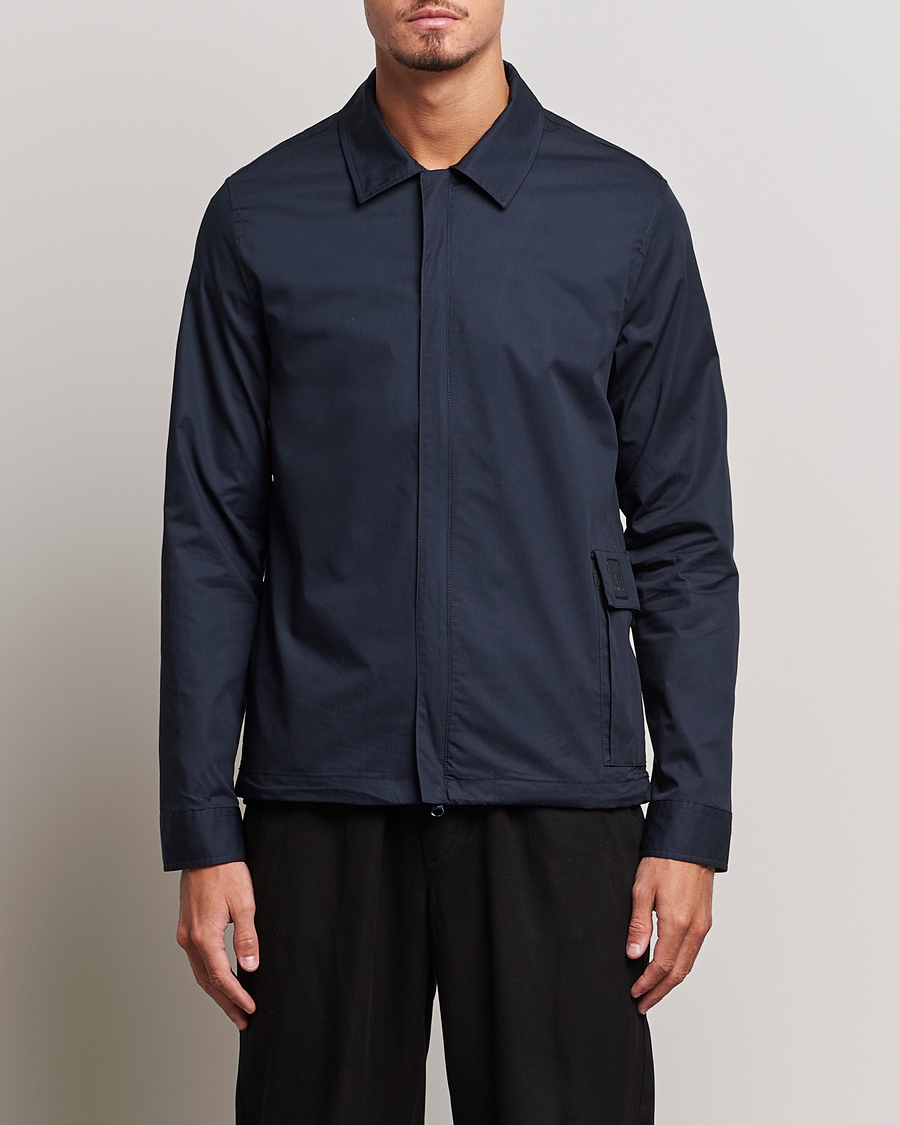 Herre | Skjorter | C.P. Company | Metropolis Gabardine PD Overshirt Navy