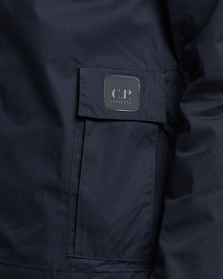 Herre | Skjorter | C.P. Company | Metropolis Gabardine PD Overshirt Navy