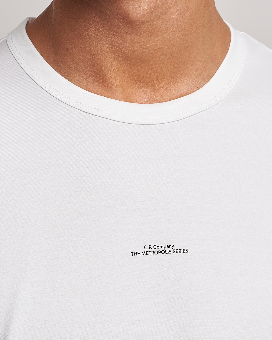 Herre | T-Shirts | C.P. Company | Metropolis Mercerized Jersey T-Shirts White