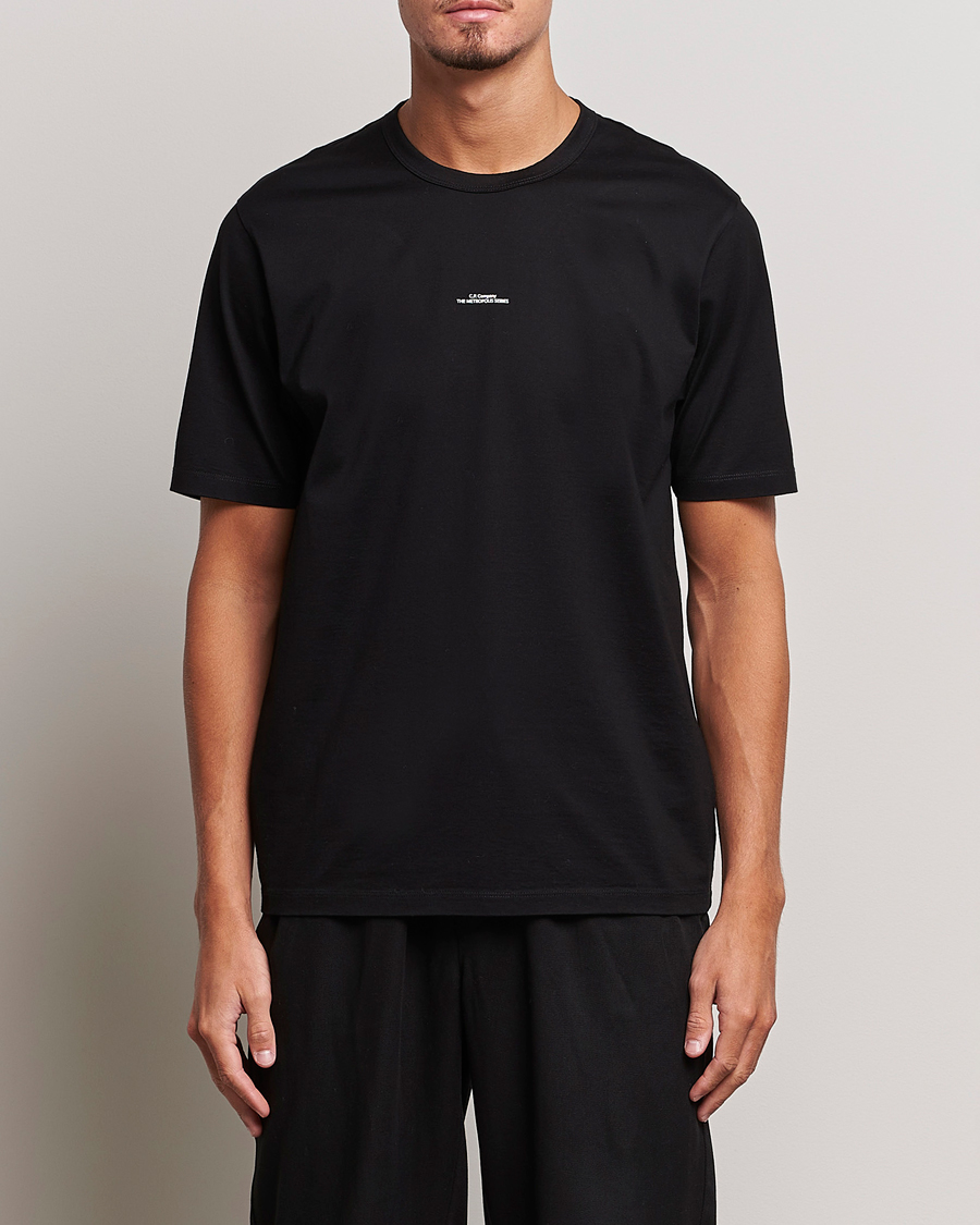Herre |  | C.P. Company | Metropolis Mercerized Jersey T-Shirts Black