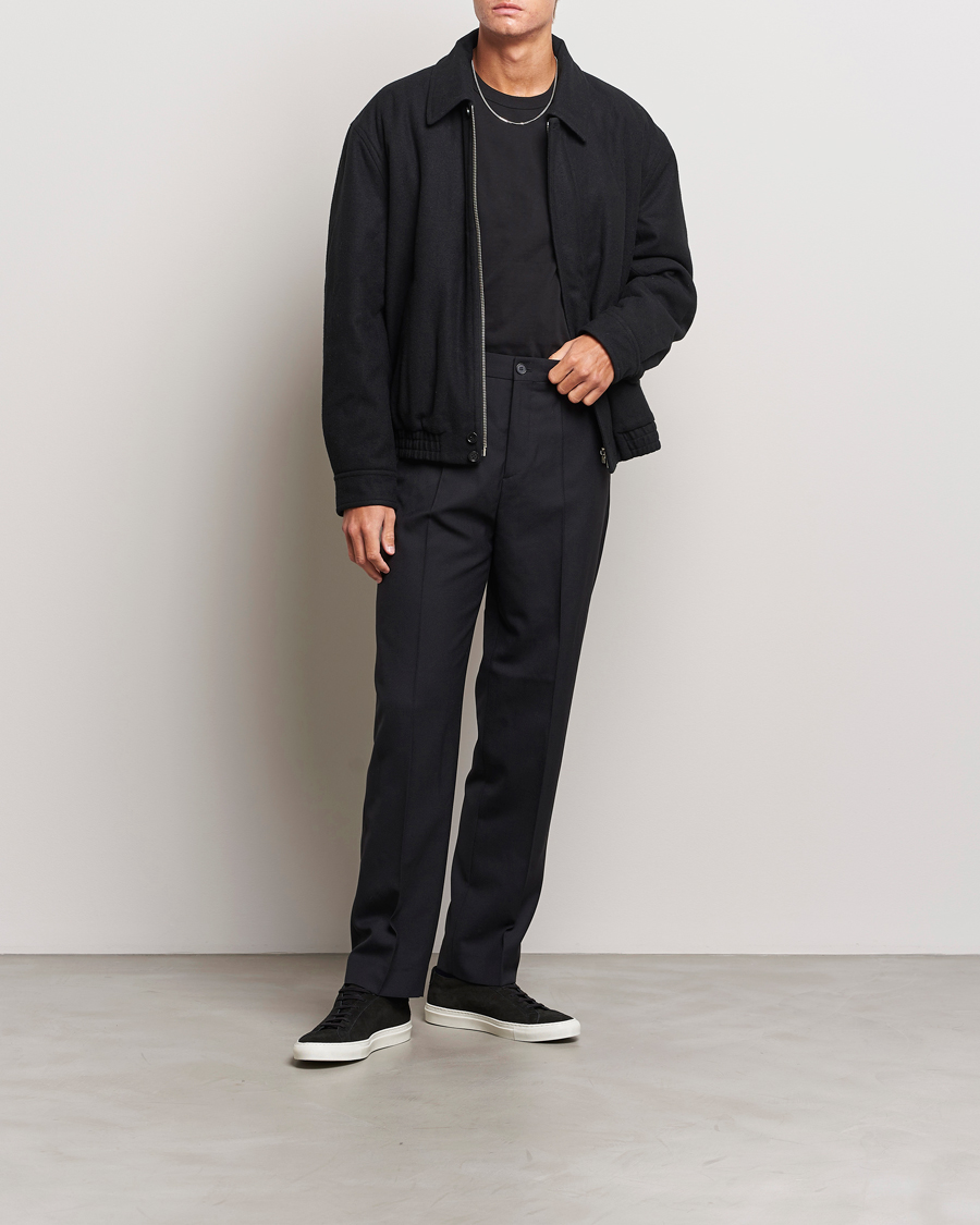 Herre | Jakker | Filippa K | Wool Bomber Jacket Black