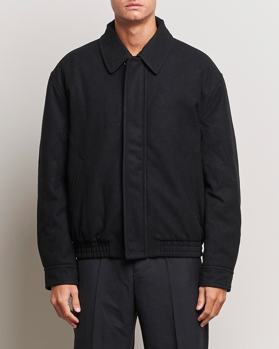 Herre | Jakker | Filippa K | Wool Bomber Jacket Black