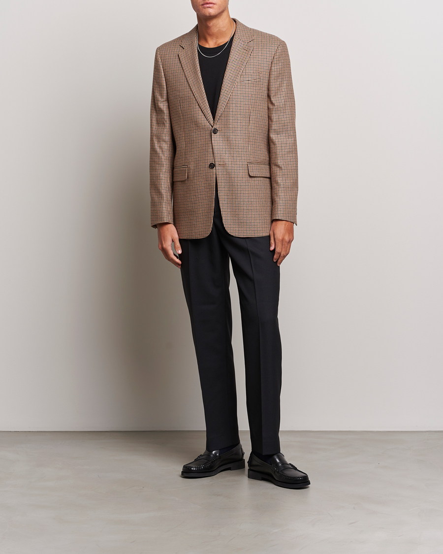 Herre | Dressjakker | Filippa K | Wool Checked Blazer Beige/Brown