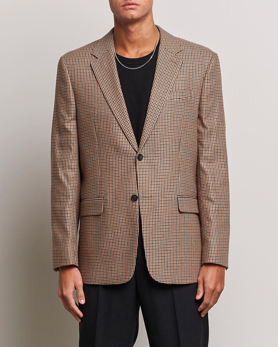 Herre | Dressjakker | Filippa K | Wool Checked Blazer Beige/Brown