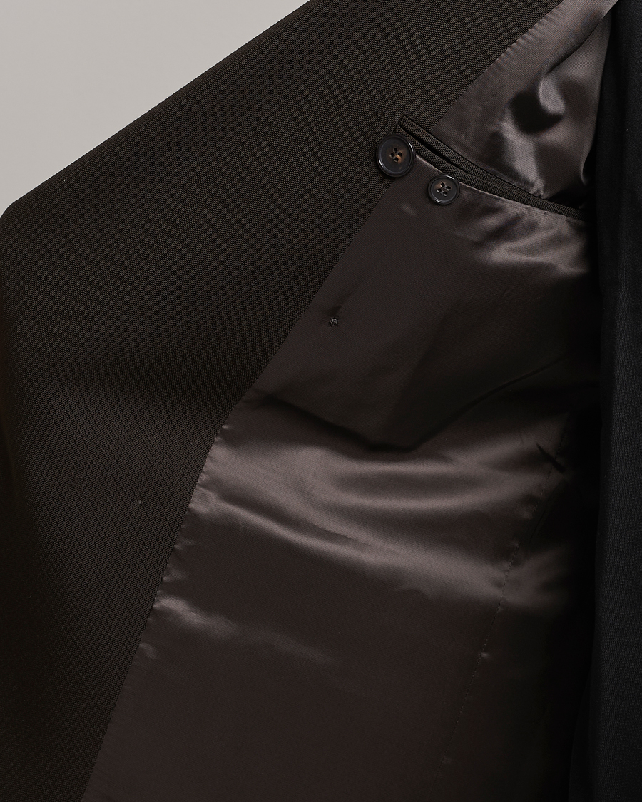 Herre | Dressjakker | Filippa K | Boxy Wool Double Breasted Blazer Dark Chocolate