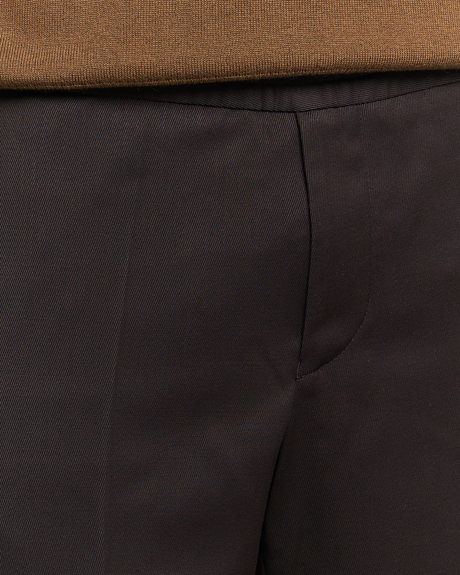 Herre | Bukser | Filippa K | Terry Wool Trousers Dark Brown