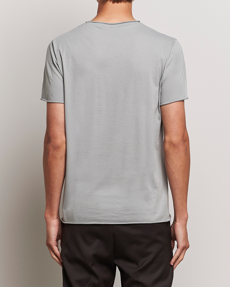 Herre | T-Shirts | Filippa K | Roll Neck T-Shirt Feather Grey