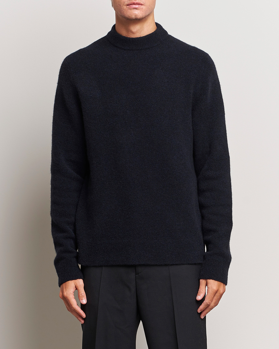 Herre |  | Filippa K | Johannes Yak Knitted Sweater Dark Navy
