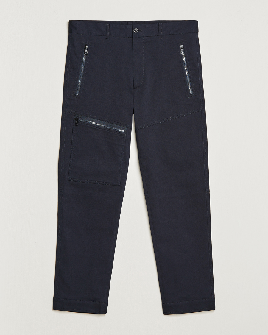 Herre | Bukser | Moncler | Technical Zip Trousers Navy