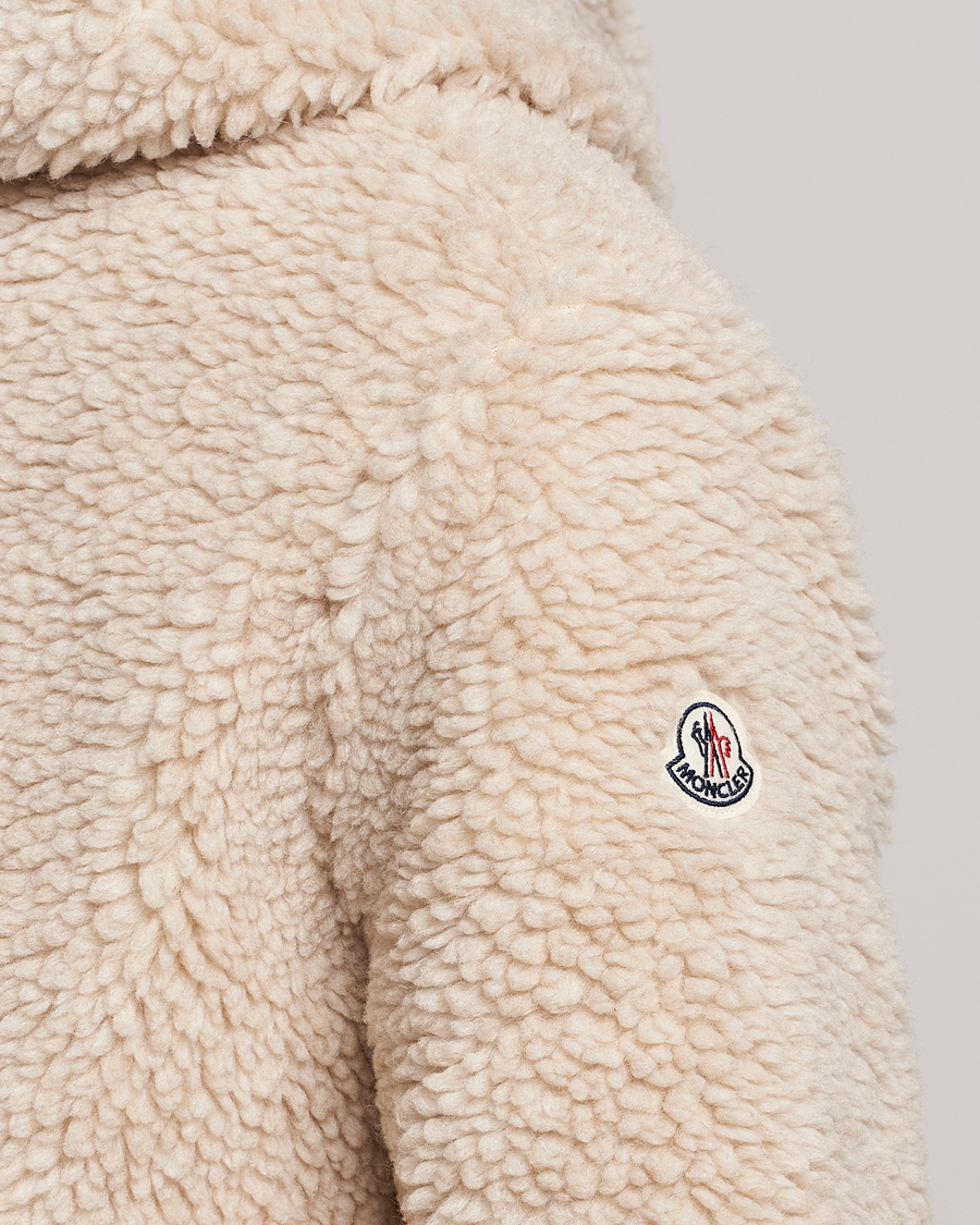 Herre | Gensere | Moncler | Hooded Zip Cardigan Off White