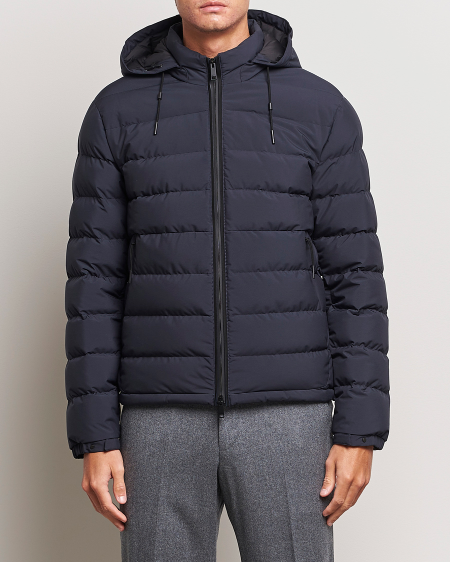 Herre | Boble- og Dunjakker | Zegna | Down Jacket Navy