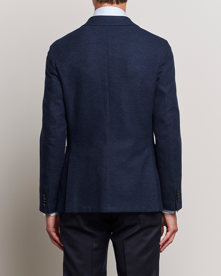 Herre | Dressjakker | Zegna | Unconstructed Structured Wool Blazer Navy
