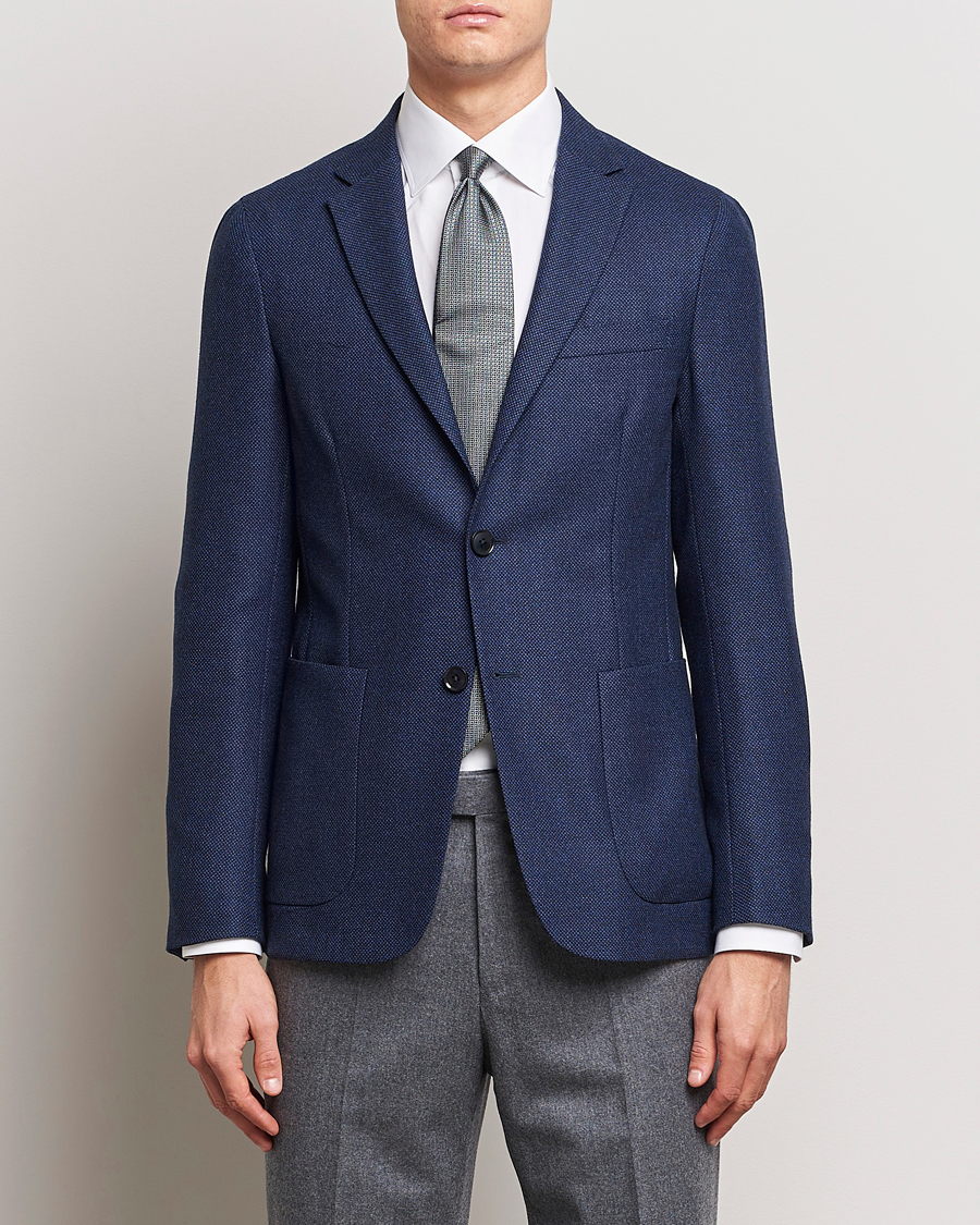 Herre | Dressjakker | Zegna | Unconstructed Wool Blazer Navy